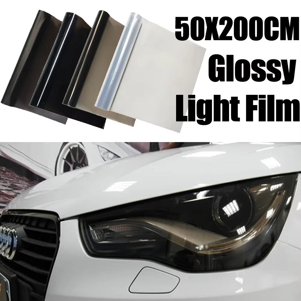 50*200Cm Car Light Headlight Taillight Tint Vinyl Film Headlight Foil Sticker Premium Quality Film on Headlights Car Accessories