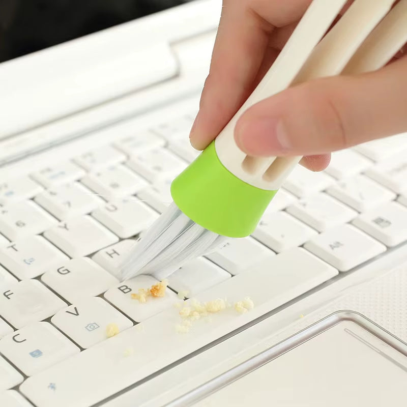 2 in 1 Car Air-Conditioner Outlet Cleaning Tool Multi-Purpose Dust Brush Car Accessories Interior Multi-Purpose Brush