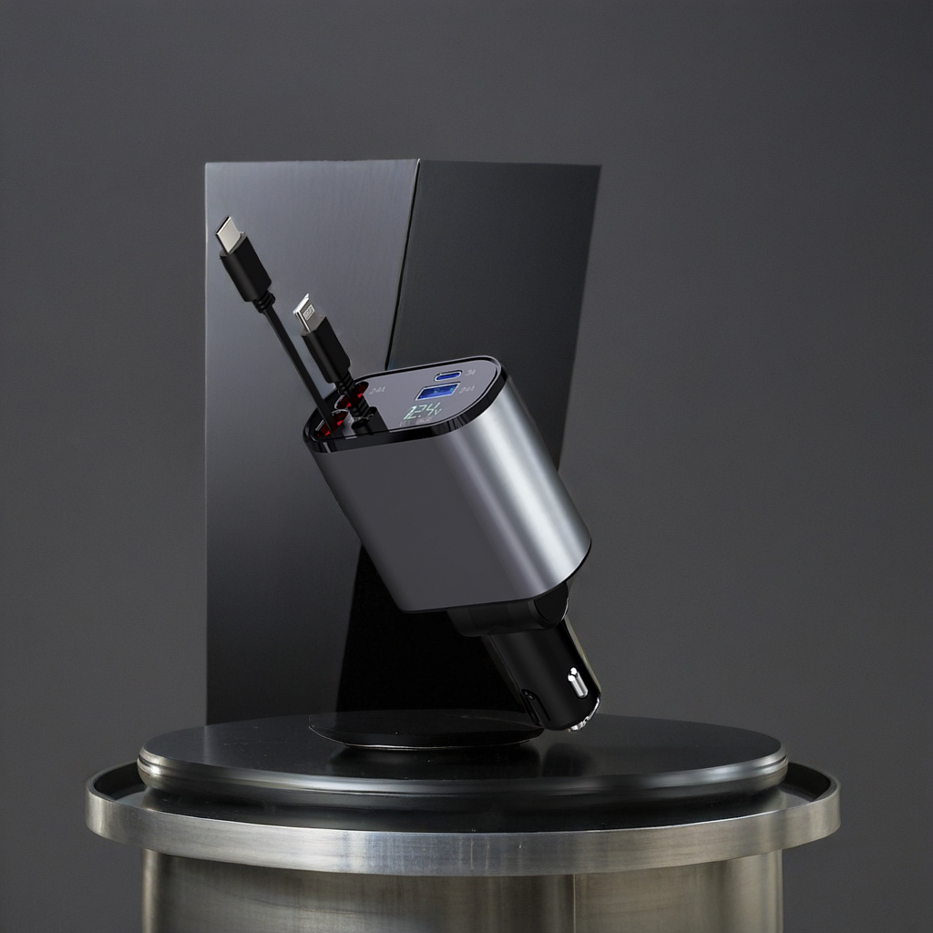 Retractable Car phone charger