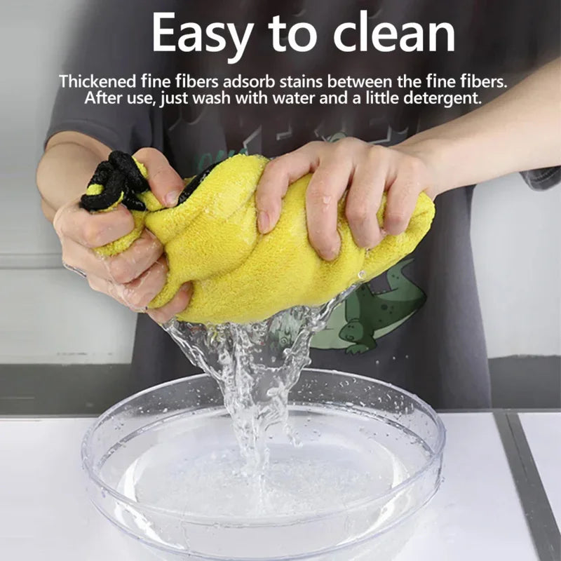 Car Wash Towels Cleaning Cloth Absorbent Dry Cloth General Purpose Microfiber Towel Thickened Yellow 30/40/60Cm